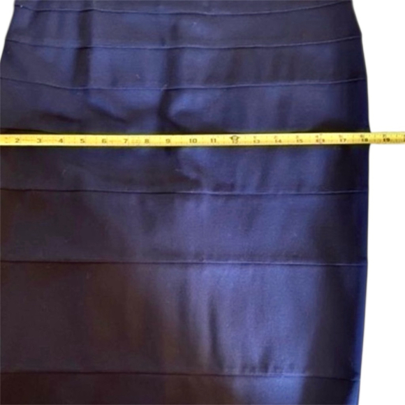 Women's Navy Pencil Skirt Size 6 Comfort Waist - Picture 7 of 13